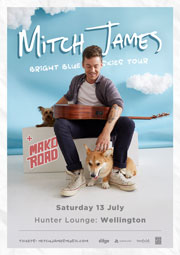 Mitch James event poster.